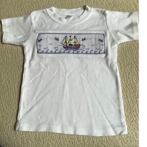 Monag Smocked Ship Tee size 2